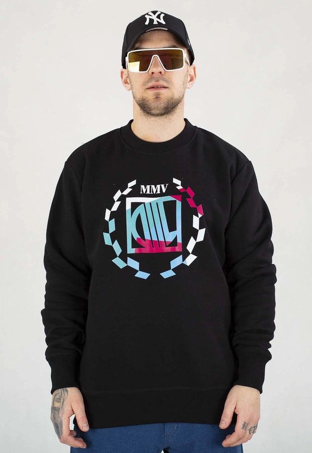 Bluza Diil Bez Kaptura Big Color Laur czarno biała