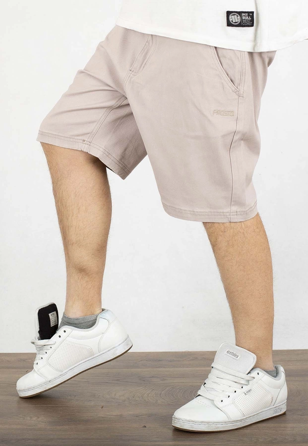 Spodenki Prosto Chinos Gleam beige