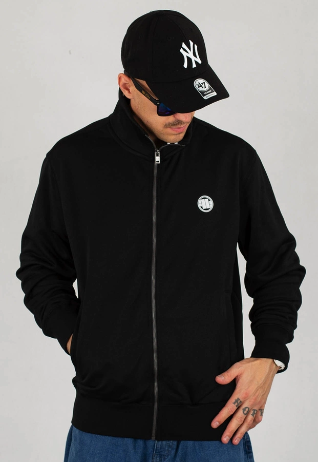 Bluza Pit Bull Bez Kaptura Zip Small Logo Terry Group czarna