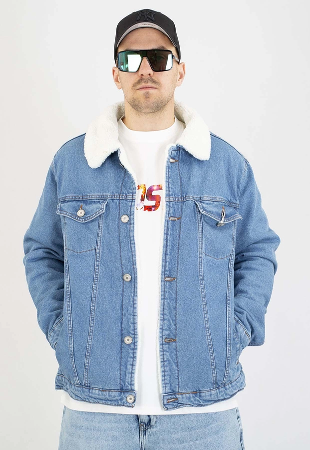 Kurtka I8 Denim Katana Jeansowa medium blue