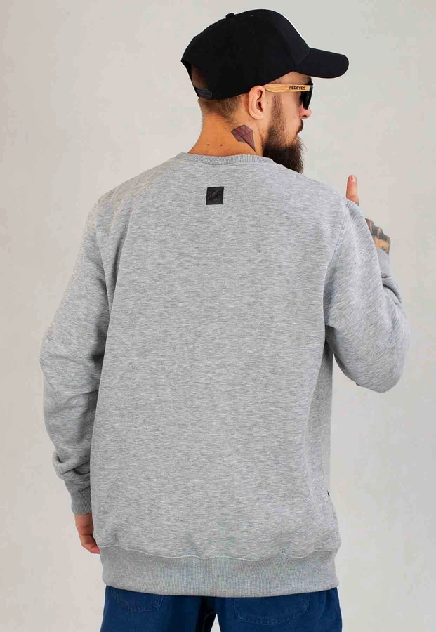 Bluza Diil Bez Kaptura Block szara
