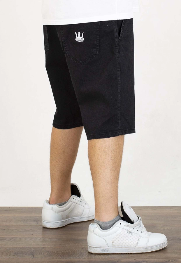 Spodenki Jigga Wear Baggy Crown Black White