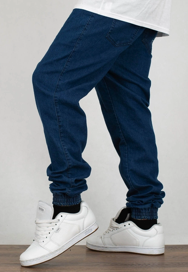 Spodnie Moro Sport Joggery Mini Paris Pocket jasny jeans