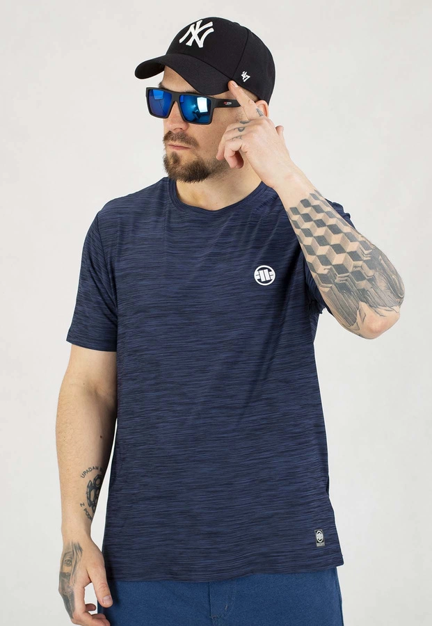 T-shirt Pit Bull Casual Sport Small Logo navy melange 