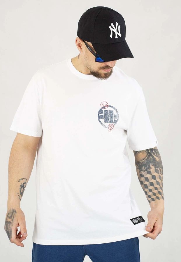T-shirt Pit Bull SD Stamp 170 white