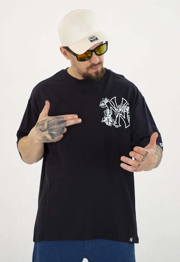 T-shirt New Era MLB Floral 60667724 granatowy