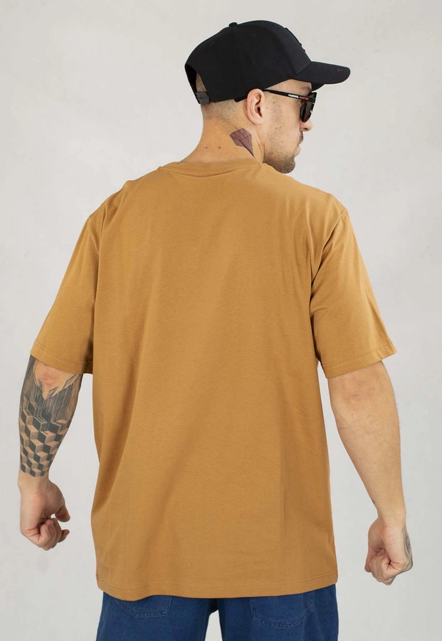 T-shirt Champion 220256 brązowy