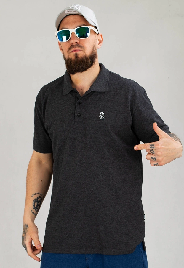 T-shirt Polo Tabasko grafitowy