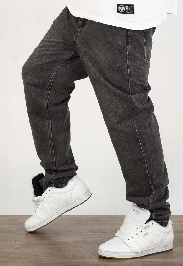 Spodnie Mass Tapered Fit Signature 2.0 black washed 