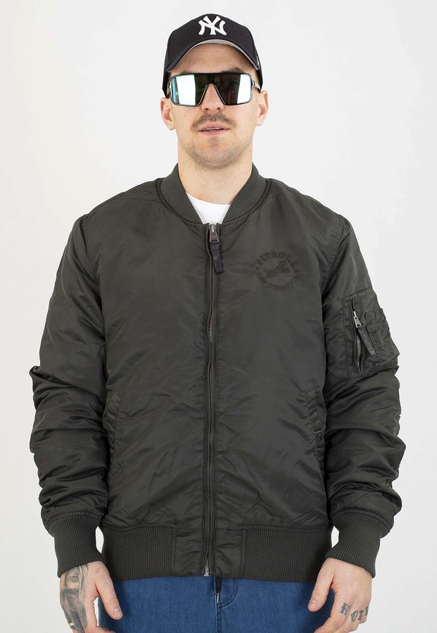 Kurtka Pit Bull Przejściowa Hacket Washed dark green