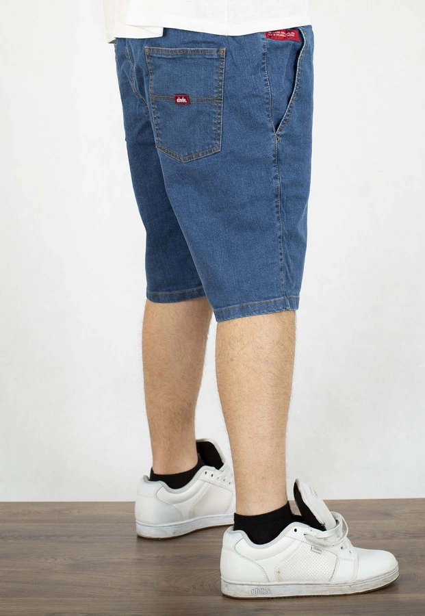 Spodenki Elade Patch niebieskie jeans