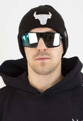 Czapka Zimowa New Era Metallic Chicago Bulls 60691272 czarna