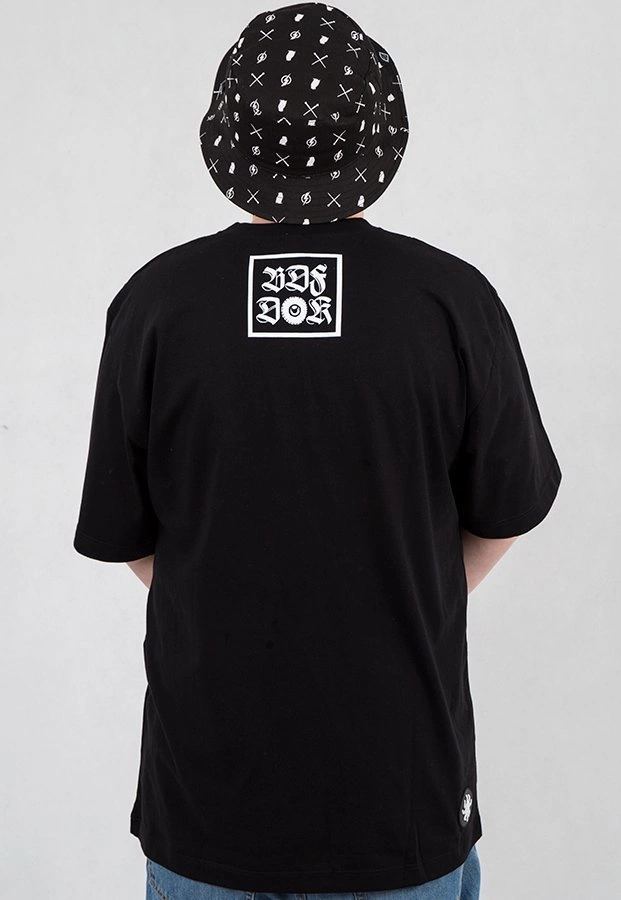 T-shirt Brain Dead Familia Dwugłowy Kruk czarny