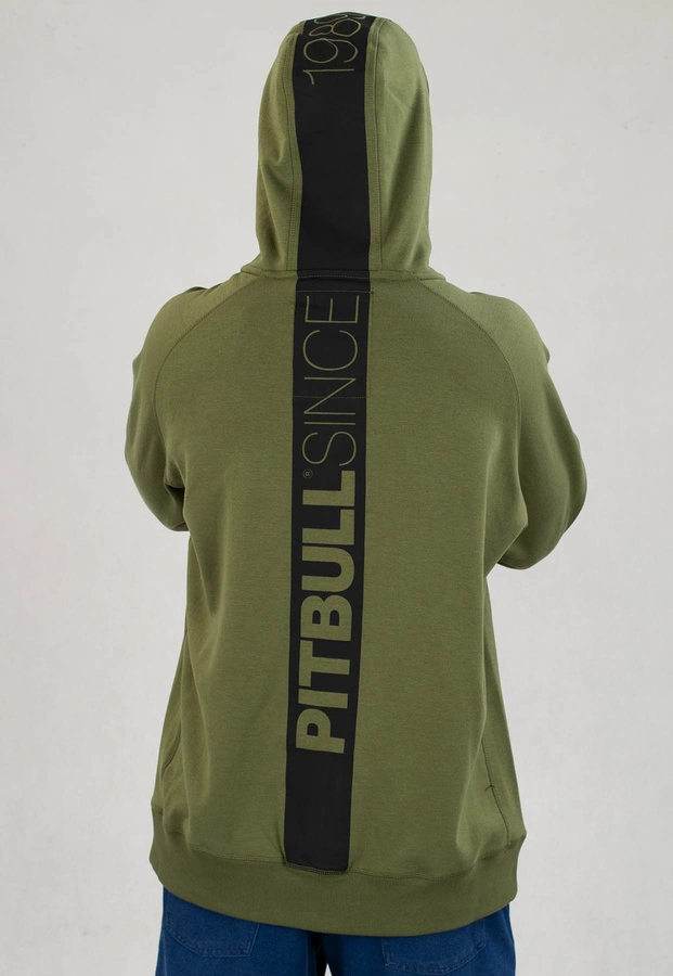 Bluza Pit Bull Hooded Zip Hermes oliwkowa