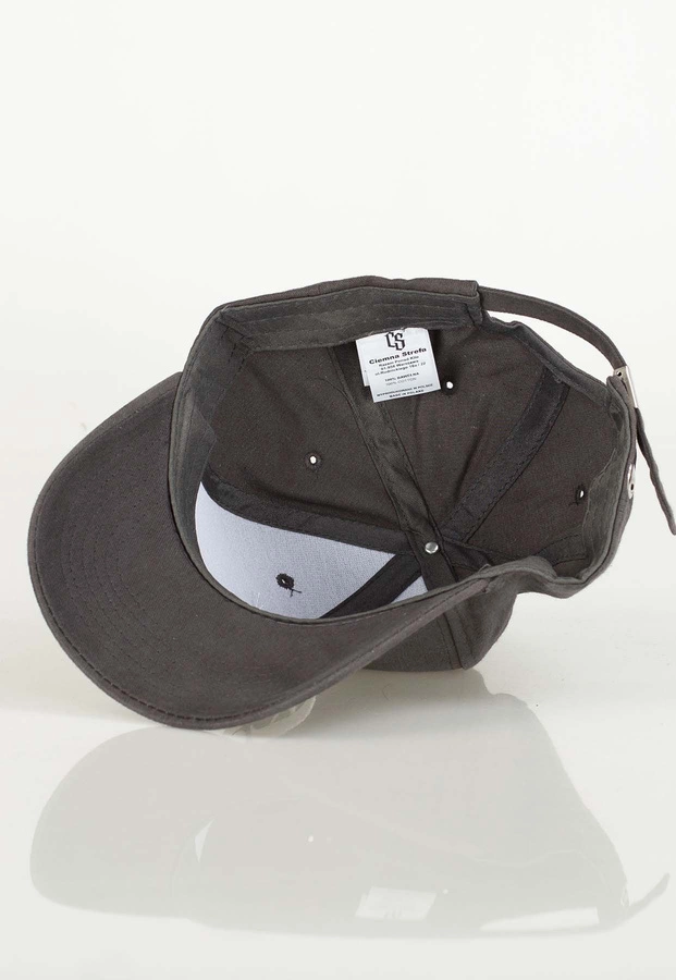 Czapka Snapback Ciemna Strefa CS grafitowa