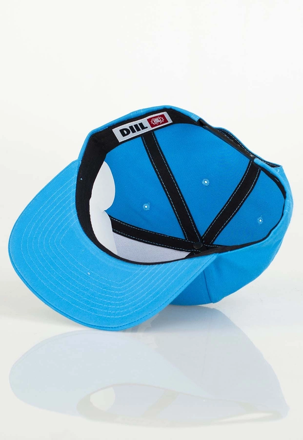 Czapka Snapback Diil Gotic turkusowo biała