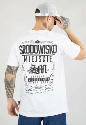 T-shirt Środowisko Miejskie Theme biało czarny