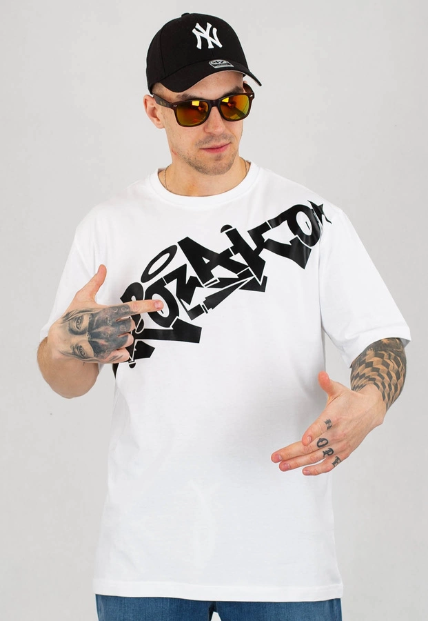 T-shirt El Polako Graffiti biały + Płyta Gratis