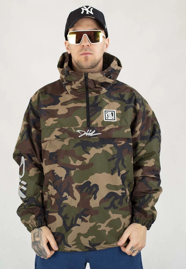 Kurtka Diil Przejściowa Kangur Kwadrat moro