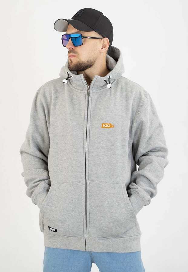 Bluza Mass Z Kapturem ZIP Mini Box szara