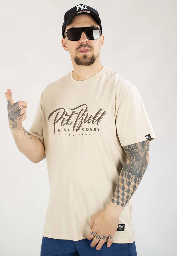 T-shirt Pit Bull El Jeffe 170 ultra light sand