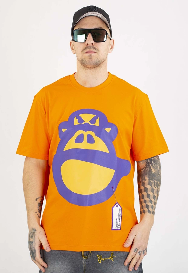 T-shirt Stoprocent Goryl pomarańczowy