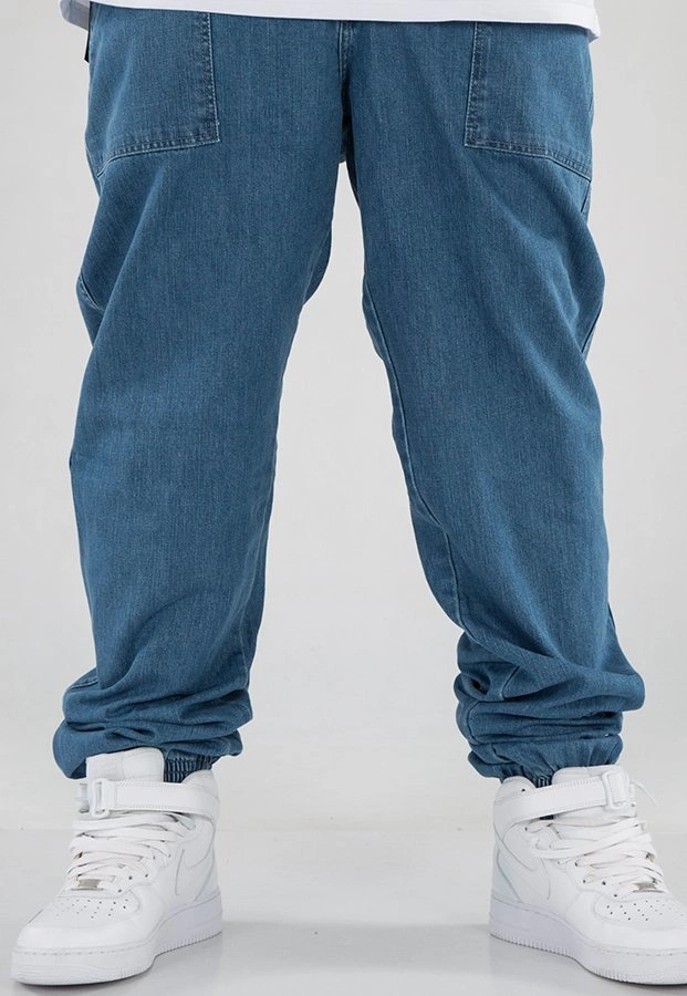 Spodnie El Polako Joggery Regular Classic Pocket jasne
