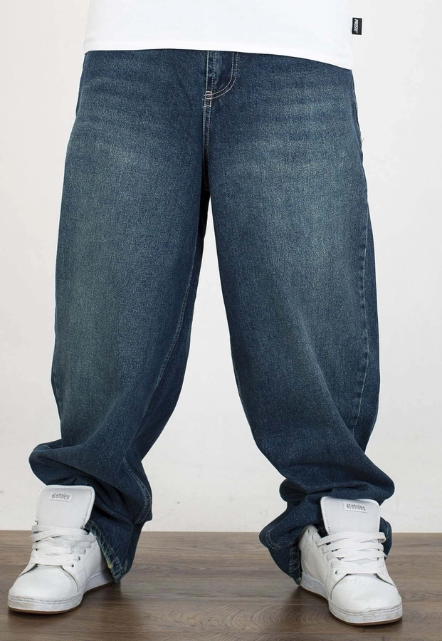 Spodnie I8 Denim BAG102 Baggy dark blue