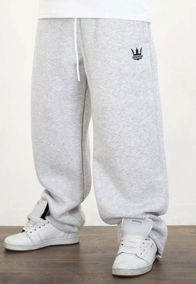 Dresy Jigga Wear Logo Drawcord Baggy szare