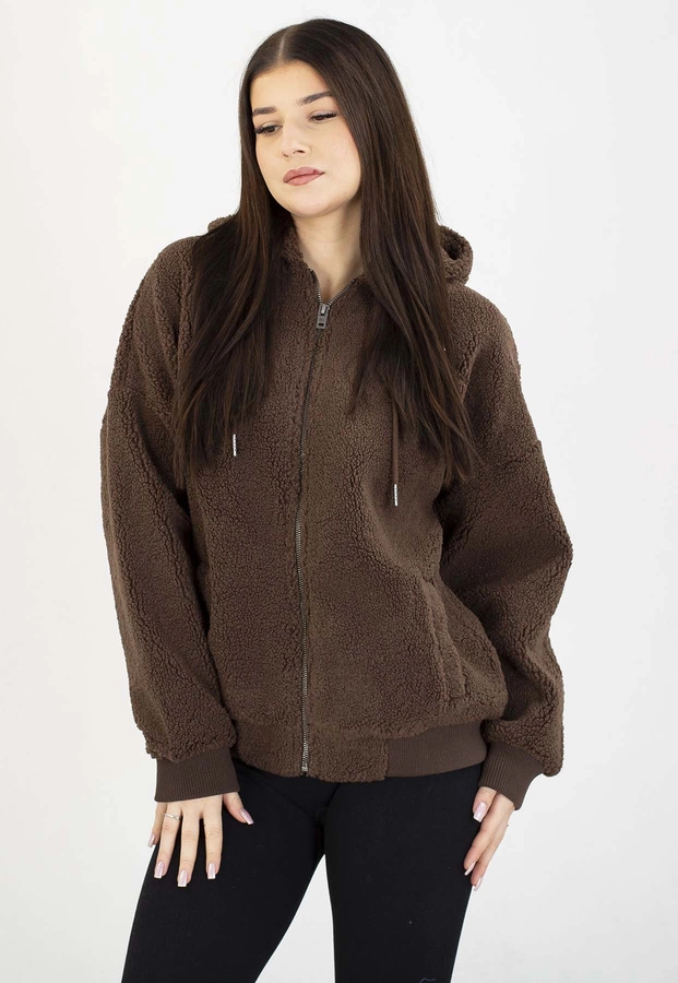 Bluza Pit Bull Z Kapturem ZIP Daisy dark chocolate