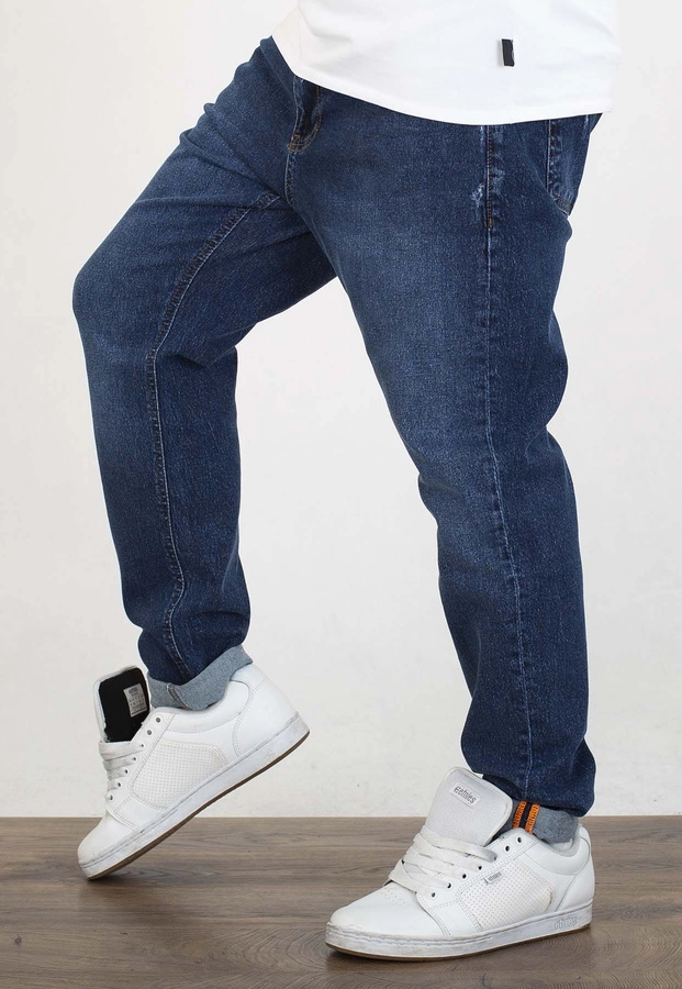 Spodnie I8 Denim BOY53 dark blue