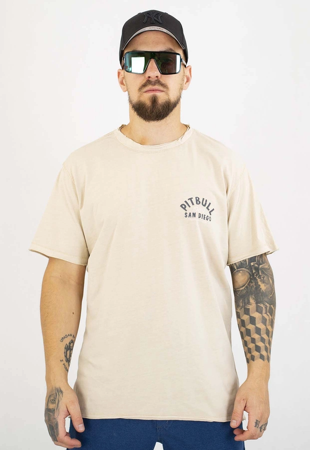 T-shirt Pit Bull Pacific 190 ultra light sand