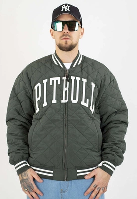 Kurtka Pit Bull Przejściowa Baseball Jupiter dark green