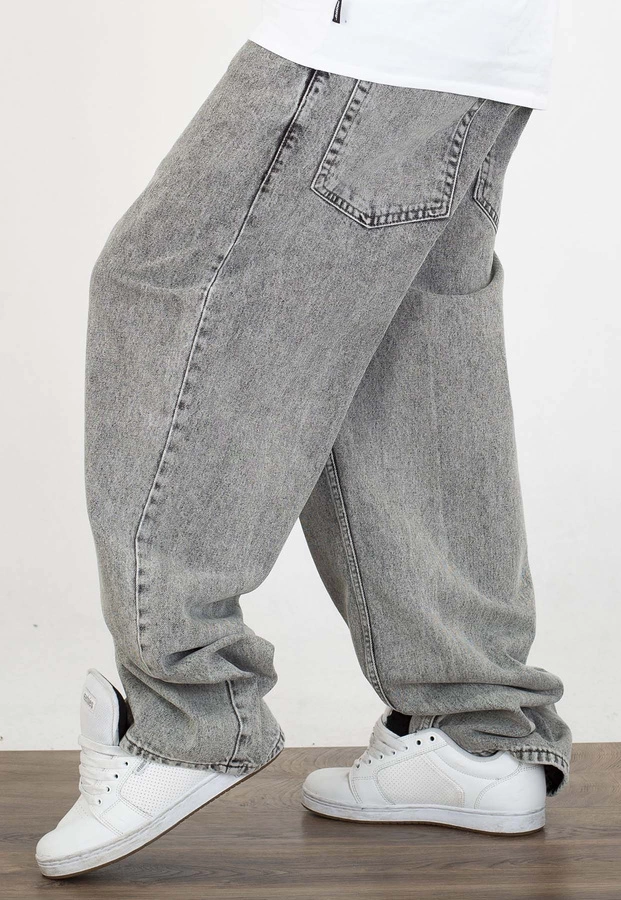 Spodnie Jigga Wear New Outline Super Baggy Jeans grey