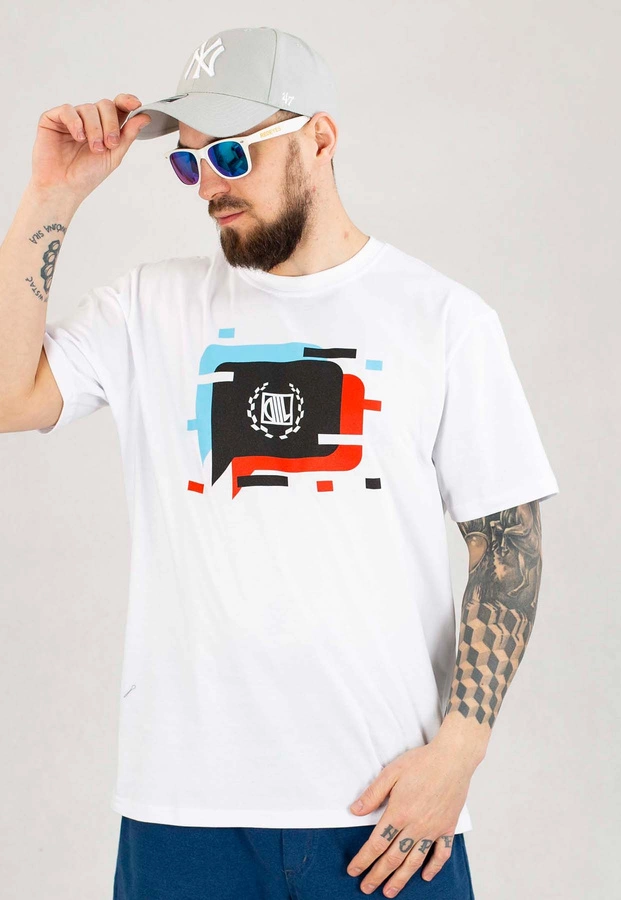 T-shirt Diil Emoty biały