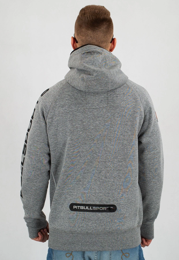 Bluza Pit Bull Zip Logan szara
