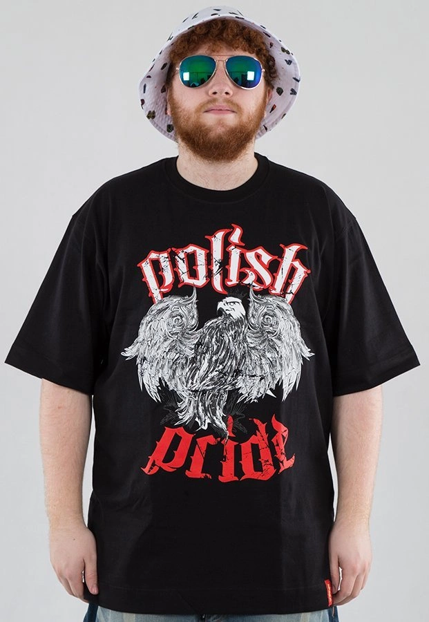 T-shirt PihSzou Polish Pride czarny