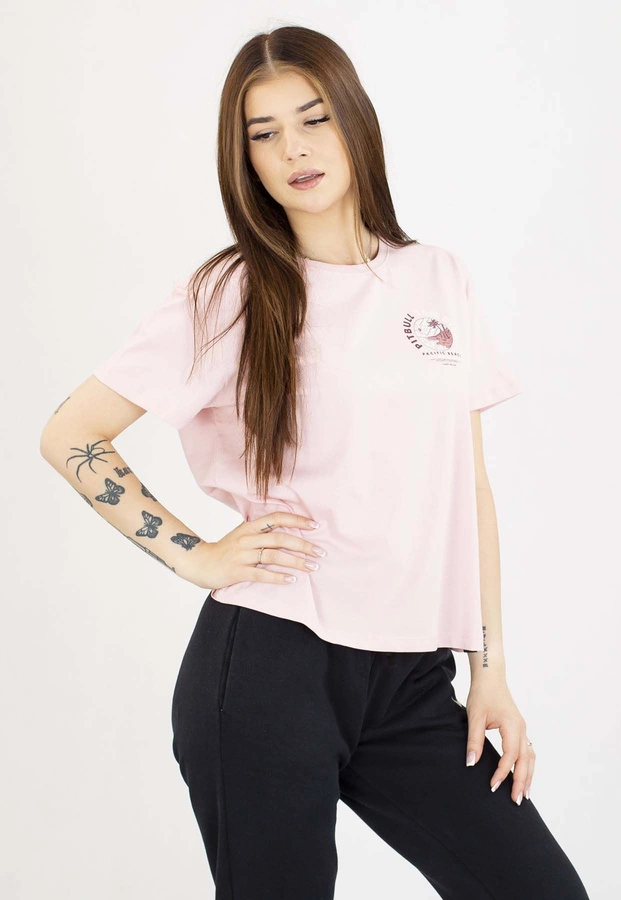 T-Shirt Pit Bull Oversize Planet Surf 170 powder pink