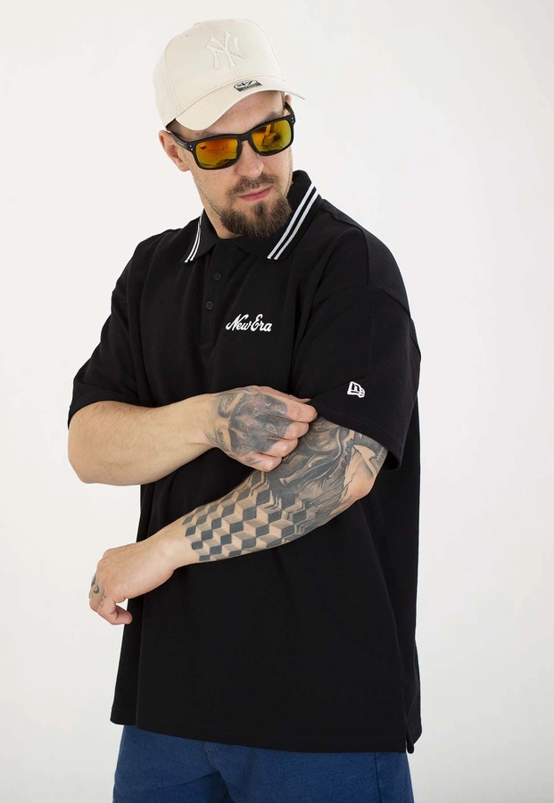 T-shirt Polo New Era Ne Drop Shoulder 60667813 czarny