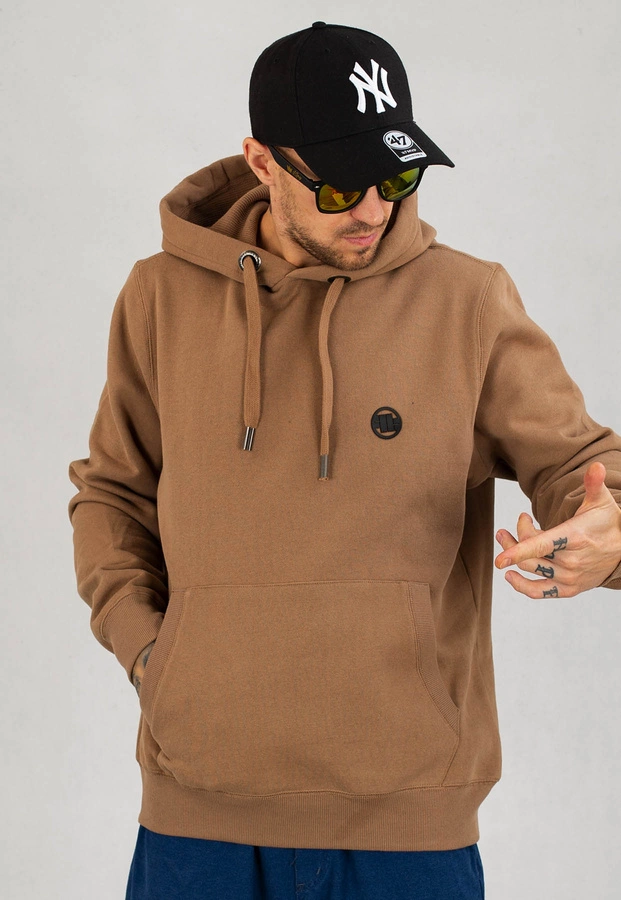 Bluza Pit Bull Small Logo brązowa