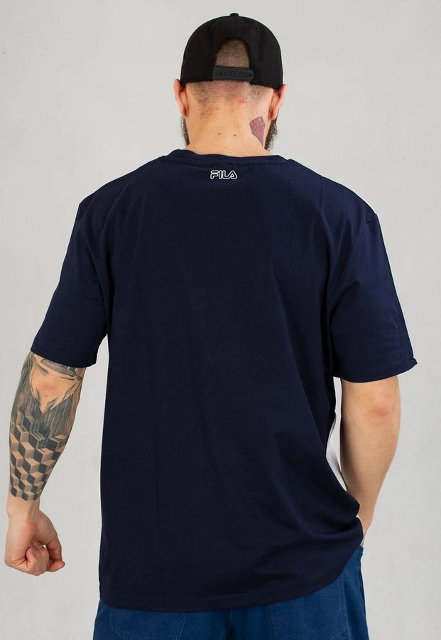 T-shirt Fila Ori Tee 683486 granatowo biały