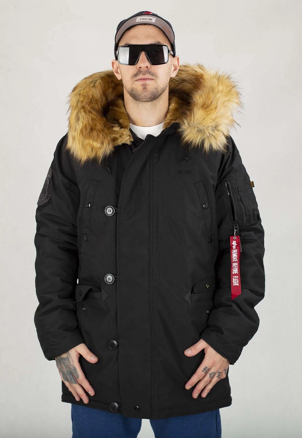 Kurtka Alpha Industries Zimowa Explorer 193128 czarna