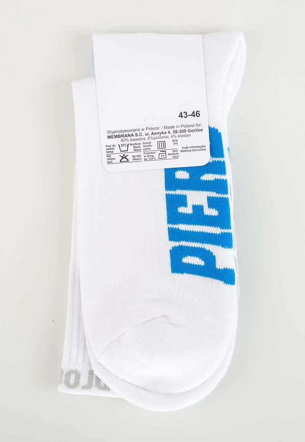 Skiety Stoprocent PIERD biało niebieskie