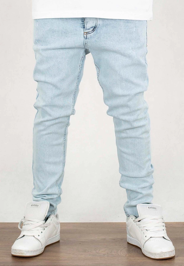 Spodnie I8 Denim SKIN05 Skinny light blue