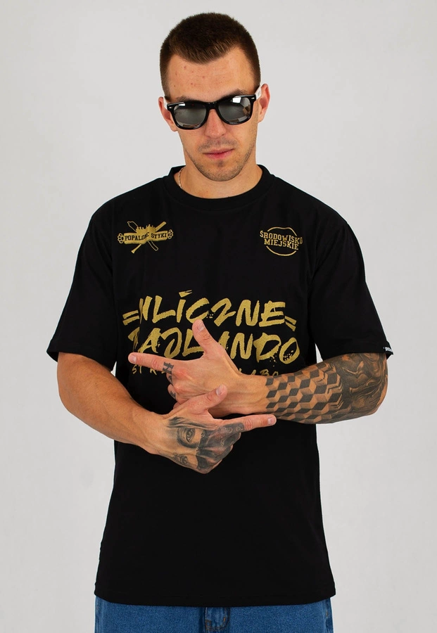 T-shirt Środowisko Miejskie & Popalone Styki Uliczne Bajlando 2 czarny
