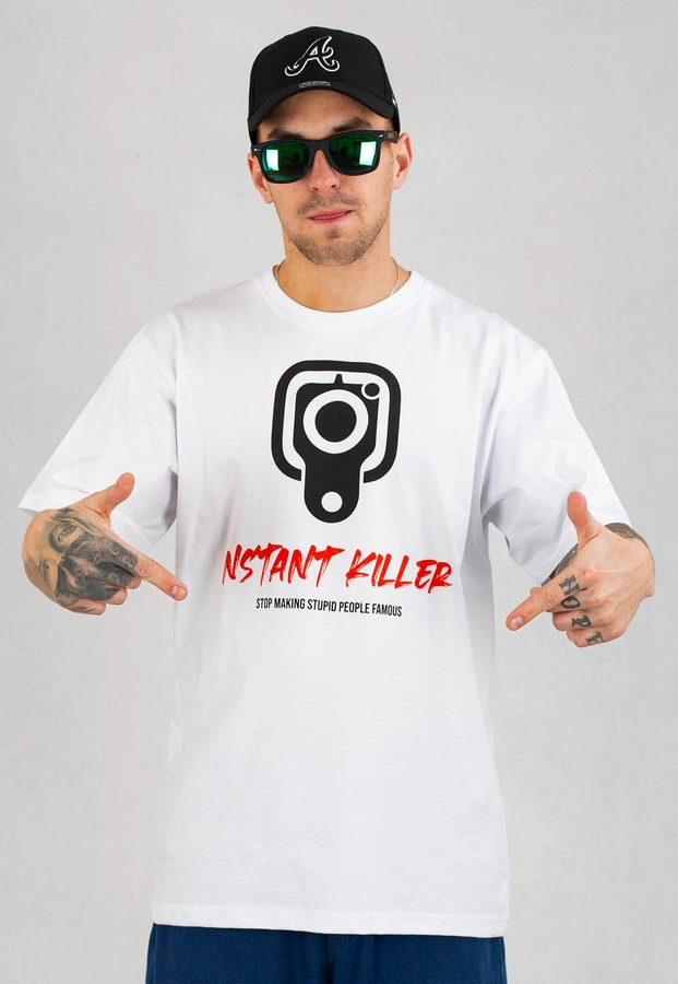 T-shirt RPS Rysiu Peja Solufka Instant Killer biały