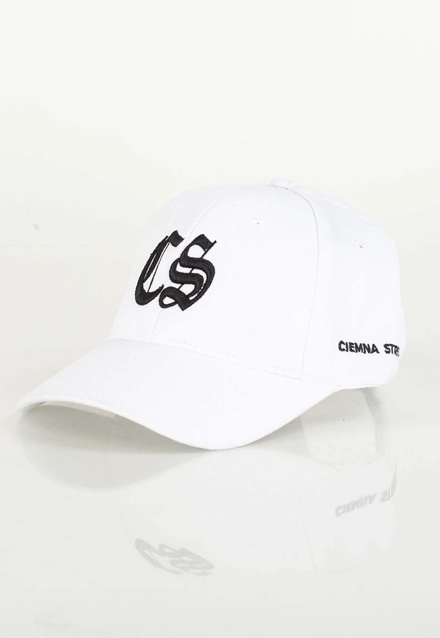 Czapka Snapback Ciemna Strefa CS biała