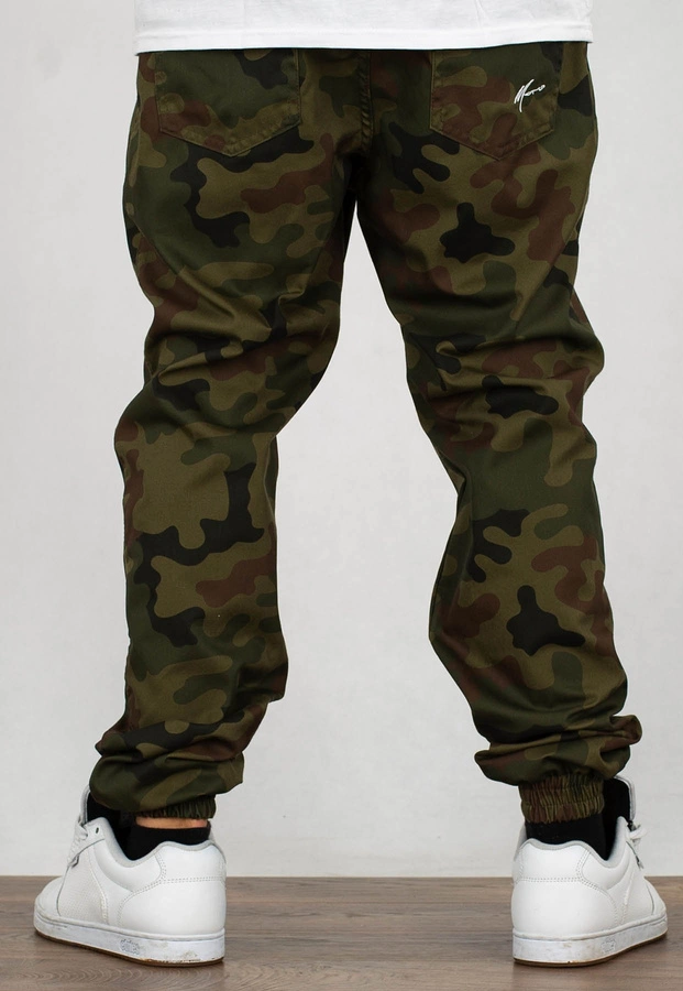 Spodnie Moro Sport Joggery Mini Paris Pocket camo materiałowe