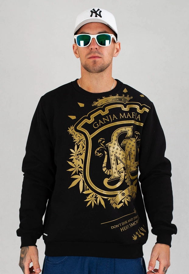 Bluza Ganja Mafia Herb Big czarna