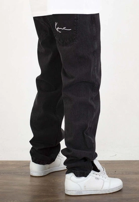 Spodnie Karl Kani KK Small Signature Baggy Five Pocket Denim 6000500 vintage black